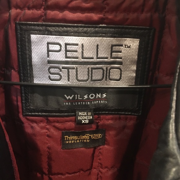 Wilson’s Pelle Studio Zip Front Belted Jacket - Picture 5 of 7